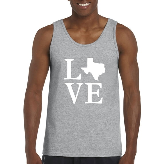 Artix - Men's Tank Top for Men, up to Men Size 3XL - Texas Flag