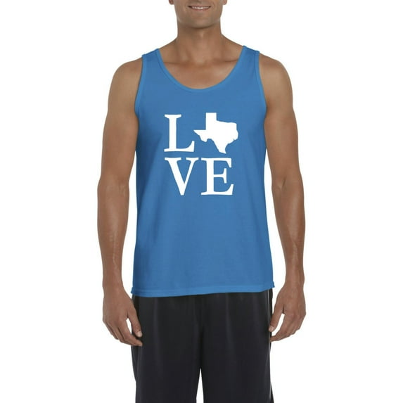 Artix - Men's Tank Top for Men, up to Men Size 3XL - Texas Flag