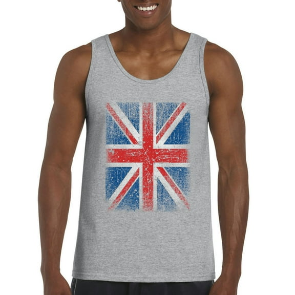 Artix - Men's Tank Top for Men, up to Men Size 3XL - Union Jack British Flag