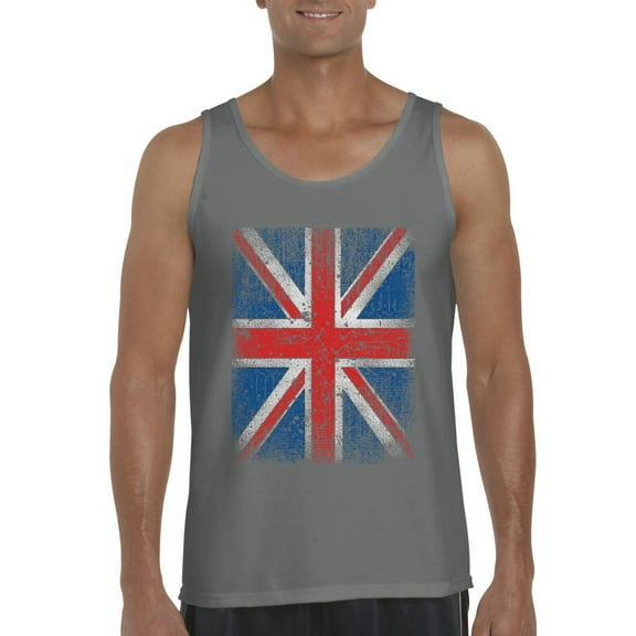 Artix - Men's Tank Top for Men, up to Men Size 3XL - Union Jack British Flag