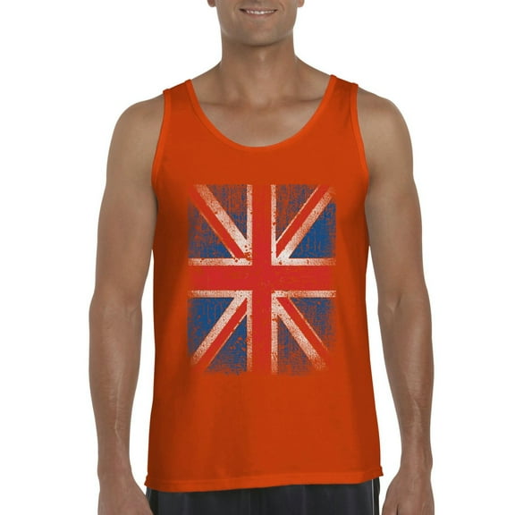Artix - Men's Tank Top for Men, up to Men Size 3XL - Union Jack British Flag