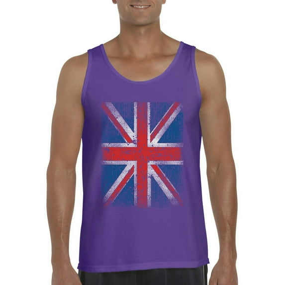 Artix - Men's Tank Top for Men, up to Men Size 3XL - Union Jack British Flag