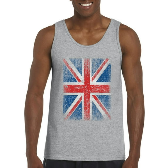 Artix - Men's Tank Top for Men, up to Men Size 3XL - Union Jack British Flag