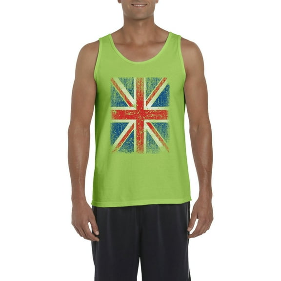 Artix - Men's Tank Top for Men, up to Men Size 3XL - Union Jack British Flag