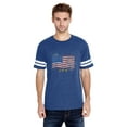 thumbnail image 1 of Artix - Mens Football Fine Jersey T-shirts - American Flag USA in Gold, 1 of 5
