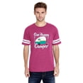 thumbnail image 1 of Artix - Mens Football Fine Jersey T-shirts, up to Size 3XL - ONE HAPPY CAMPER, 1 of 5