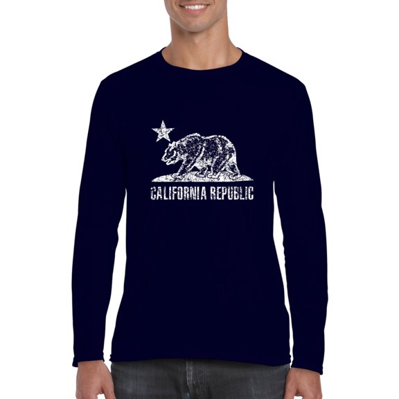 Artix - Mens Long Sleeve T-Shirts - California Bear