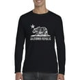 thumbnail image 1 of Artix - Mens Long Sleeve T-Shirts - California Bear, 1 of 5