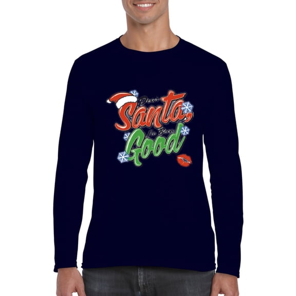 Artix - Mens Long Sleeve T-Shirts - Christmas Dear Santa