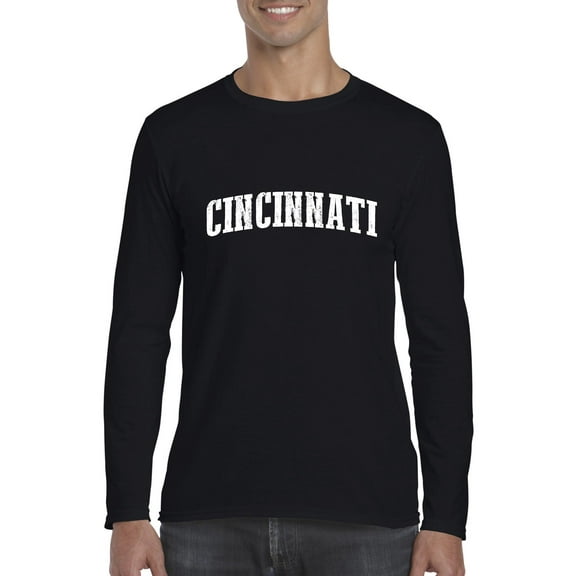 Artix - Mens Long Sleeve T-Shirts - Cincinnati