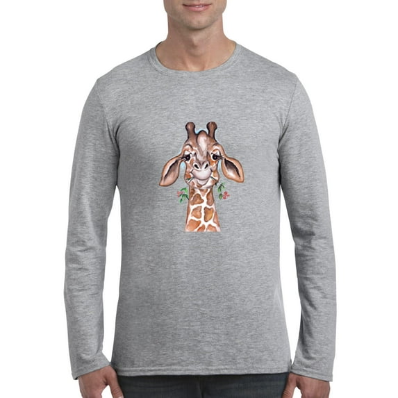Artix - Mens Long Sleeve T-Shirts - Giraffe