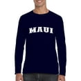 thumbnail image 1 of Artix - Mens Long Sleeve T-Shirts - Maui Hawaii, 1 of 5
