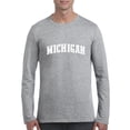 thumbnail image 1 of Artix - Mens Long Sleeve T-Shirts - Michigan, 1 of 5