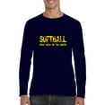 thumbnail image 1 of Artix - Mens Long Sleeve T-Shirts - Softball Play Hard or Go Home, 1 of 5