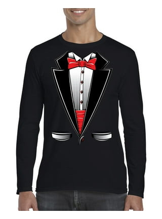 Long Sleeve Tuxedo T shirts