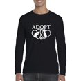 thumbnail image 1 of Artix - Mens Long Sleeve T-Shirts, up to Size 5XL - Adopt Animal Rescue, 1 of 4