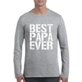 thumbnail image 1 of Artix - Mens Long Sleeve T-Shirts, up to Size 5XL - Best Papa, 1 of 4