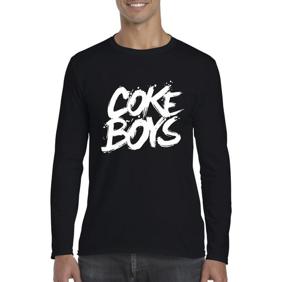 Artix - Mens Long Sleeve T-Shirts, up to Size 5XL - Coke Boys