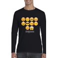 thumbnail image 1 of Artix - Mens Long Sleeve T-Shirts - Emoji Entourage, 1 of 5