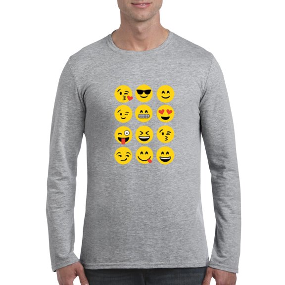 Artix - Mens Long Sleeve T-Shirts, up to Size 5XL - Emoji Group