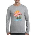 thumbnail image 1 of Artix - Mens Long Sleeve T-Shirts, up to Size 5XL - Flamingo, 1 of 4