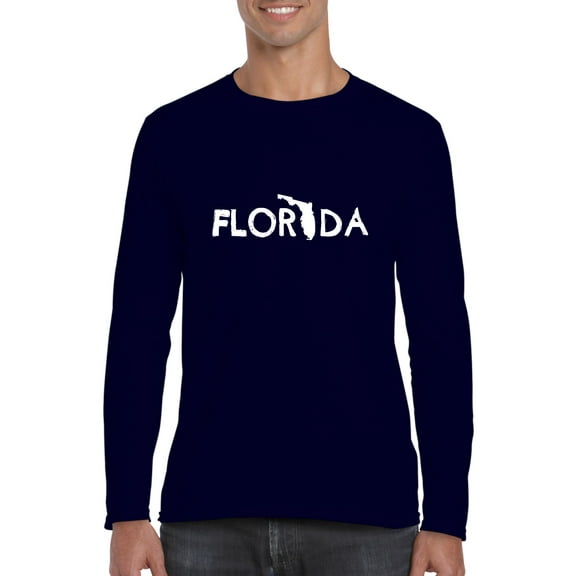 Artix - Mens Long Sleeve T-Shirts, up to Size 5XL - Florida