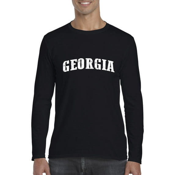 Artix - Mens Long Sleeve T-Shirts, up to Size 5XL - Georgia