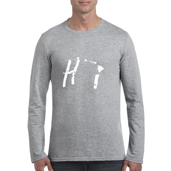 Artix - Mens Long Sleeve T-Shirts, up to Size 5XL - Hawaii