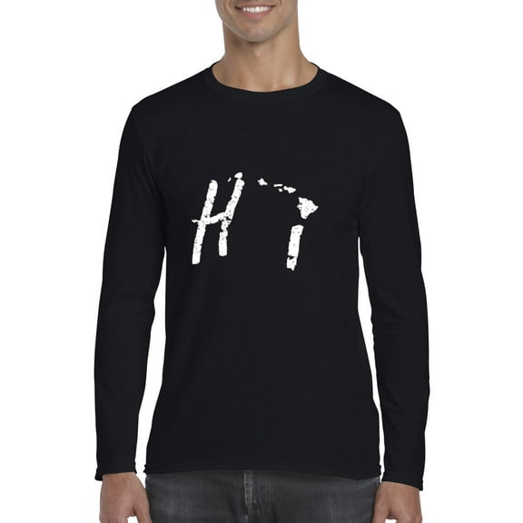 Artix - Mens Long Sleeve T-Shirts, up to Size 5XL - Hawaii