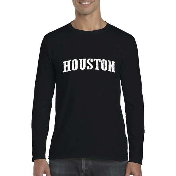 Artix - Mens Long Sleeve T-Shirts, up to Size 5XL - Houston