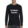 thumbnail image 1 of Artix - Mens Long Sleeve T-Shirts, up to Size 5XL - I'm Mom's Favorite, 1 of 4