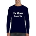 thumbnail image 1 of Artix - Mens Long Sleeve T-Shirts, up to Size 5XL - I'm Mom's Favorite, 1 of 4