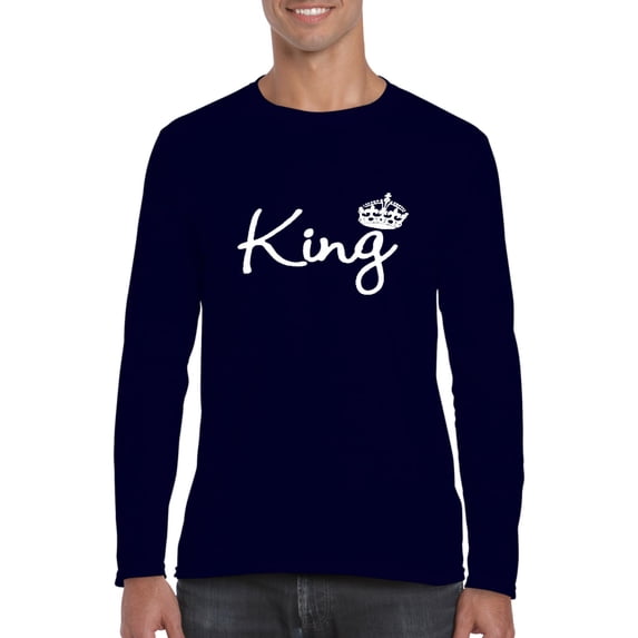 Artix - Mens Long Sleeve T-Shirts, up to Size 5XL - King Crown