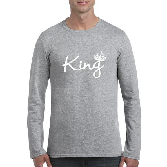Artix - Mens Long Sleeve T-Shirts, up to Size 5XL - King Crown