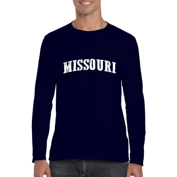 Artix - Mens Long Sleeve T-Shirts, up to Size 5XL - Missouri