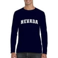 thumbnail image 1 of Artix - Mens Long Sleeve T-Shirts, up to Size 5XL - Nevada Las Vegas, 1 of 4