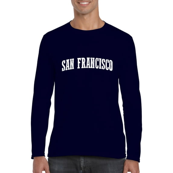 Artix - Mens Long Sleeve T-Shirts, up to Size 5XL - San Francisco