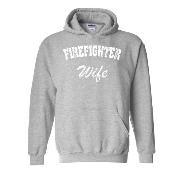 Artix - Mens Plus Sweatshirts and Hoodies - Firefighter`s Wife