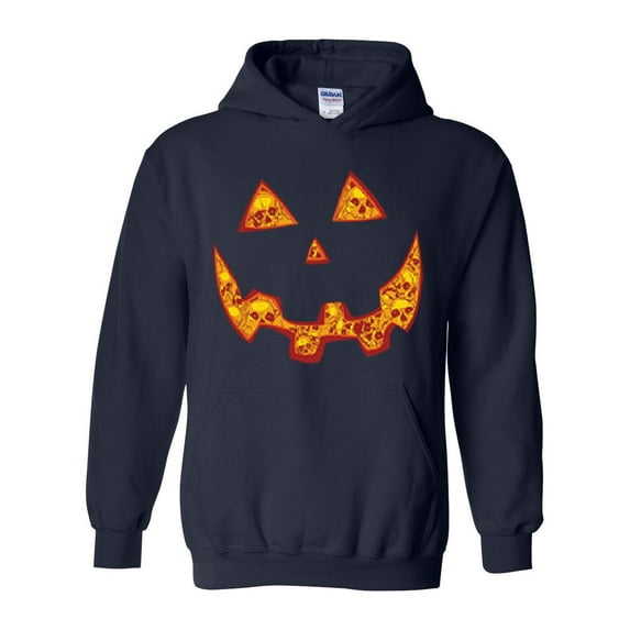 Artix - Mens Plus Sweatshirts and Hoodies - Halloween Costume Pumpkin Face