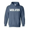 thumbnail image 1 of Artix - Mens Plus Sweatshirts and Hoodies, up to Size 5XL - Wolves, 1 of 5