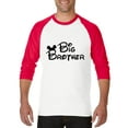 thumbnail image 1 of Artix - Mens Raglan Sleeve Baseball T-Shirts - Big Brother, 1 of 5