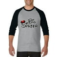 thumbnail image 1 of Artix - Mens Raglan Sleeve Baseball T-Shirts - Big Sister, 1 of 5
