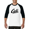 thumbnail image 1 of Artix - Mens Raglan Sleeve Baseball T-Shirts - California Cali, 1 of 5