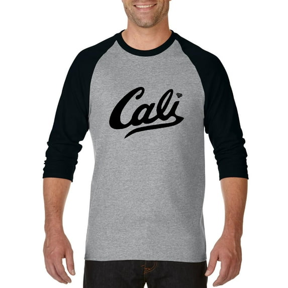 Artix - Mens Raglan Sleeve Baseball T-Shirts - California Cali