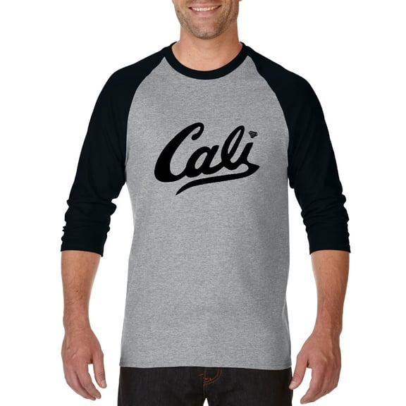 Artix - Mens Raglan Sleeve Baseball T-Shirts - California Cali