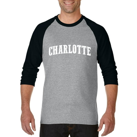 Artix - Mens Raglan Sleeve Baseball T-Shirts - Charlotte