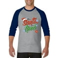 thumbnail image 1 of Artix - Mens Raglan Sleeve Baseball T-Shirts - Christmas Dear Santa, 1 of 5