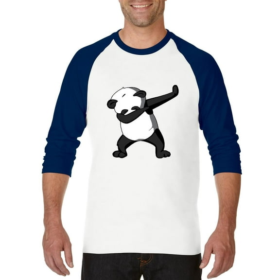 Artix - Mens Raglan Sleeve Baseball T-Shirts - Dancing Panda