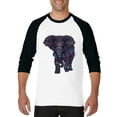 thumbnail image 1 of Artix - Mens Raglan Sleeve Baseball T-Shirts - Elephant, 1 of 5