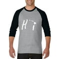 thumbnail image 1 of Artix - Mens Raglan Sleeve Baseball T-Shirts - Hawaii, 1 of 5